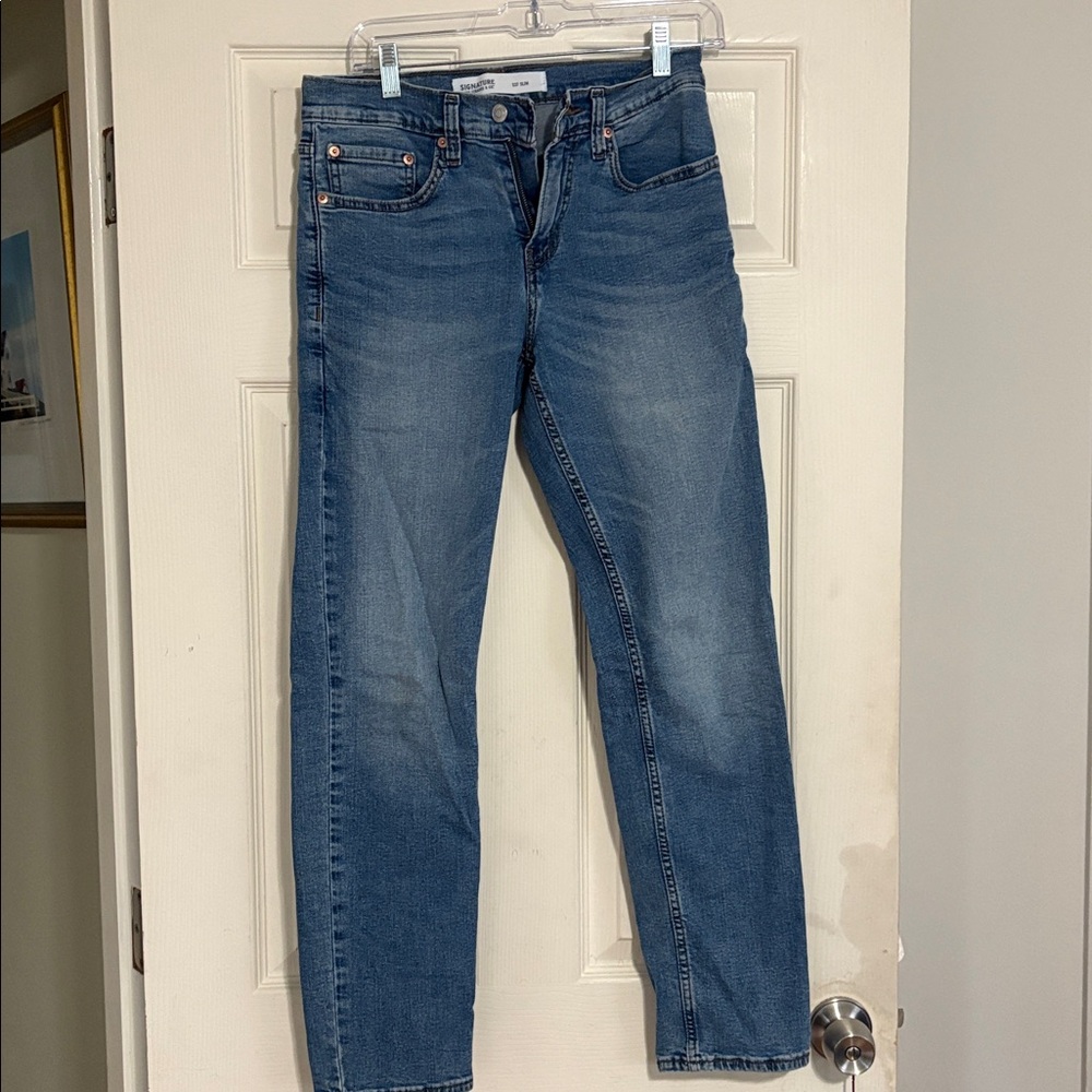 Signature by Levi Strauss Blue Slim Jeans